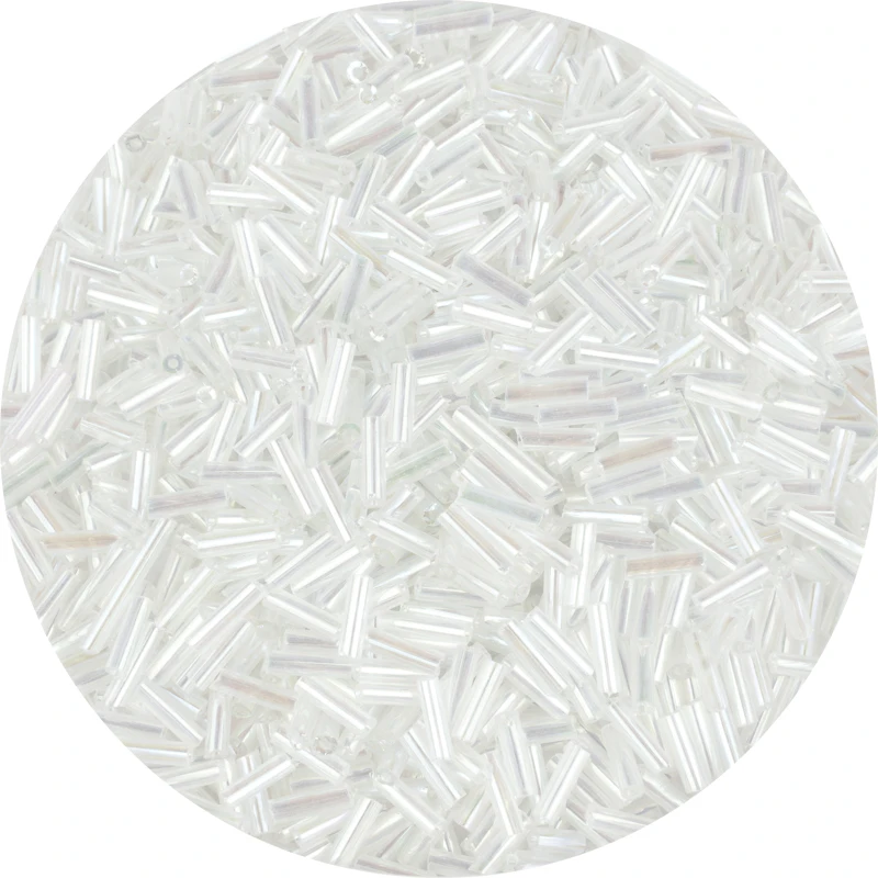 Розовые 2x6 мм чешские стеклянные трубчатые бусины-разделители 500 шт. австрийские