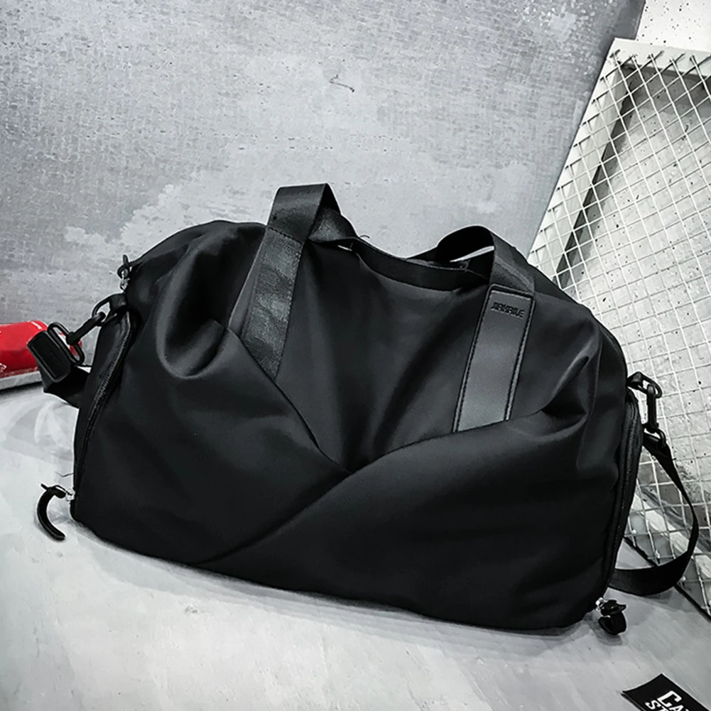 

Men Women Travel Waterproof Yoga Dry Wet Separation Fitness Solid Wear Resistant Handle Sport Pack With Shoe Compartment Gym Bag