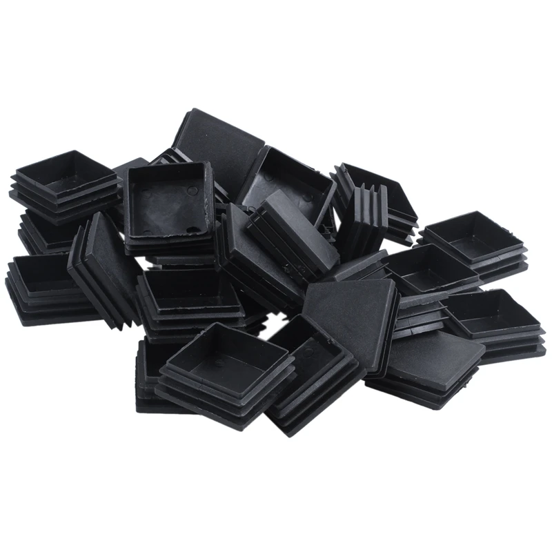 Пластиковые квадратные трубы концевые крышки трубки вставные пробки 50x50 мм 30 шт