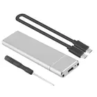 Сек USB 3,1 кабель с разъемами типа C и M.2 NGFF SSD мобильный жесткий диск Box 6 Гбитс Корпус для внешнего жесткого диска для M2 SATA SSD USB 3,122602280