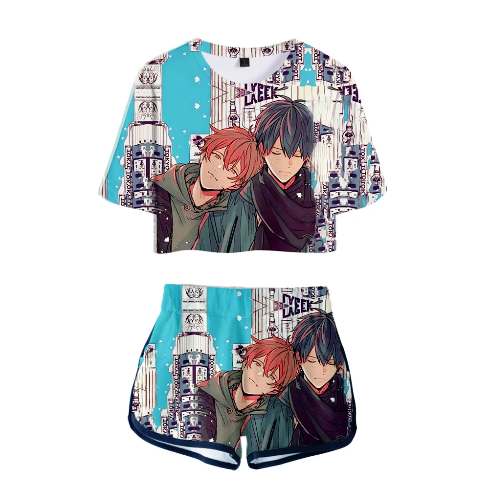 

Given 3D Lady T-shirts Summer Short Sleeve Streetwear Casual Loose Top shorts suit women Harajuku customizable T-Shirt