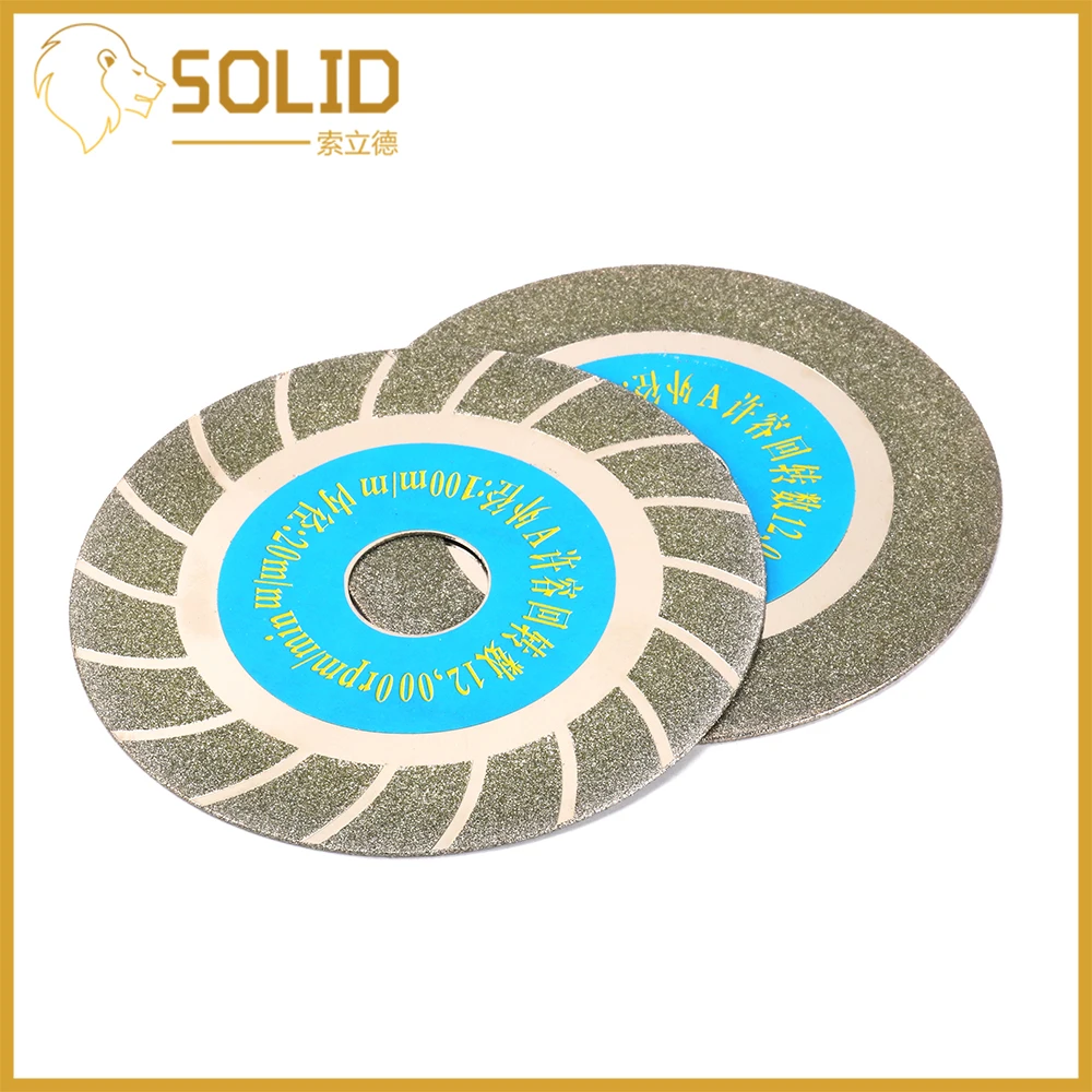 

Diamond Cutting Disc 100mm Diamond Saw Blade Cutting Disc for Cutting Porcelain Tiles Bore 20mm 2Pcs/Set Pattern/Flat