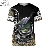 beautiful fishing camo 3d all over print men t shirt harajuku fashion short sleeve shirt summer street unisex tshirt ly 004