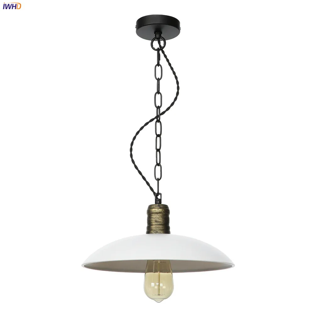 Подвесной светильник IWHD в деревенском стиле светодиодные осветительные приборы