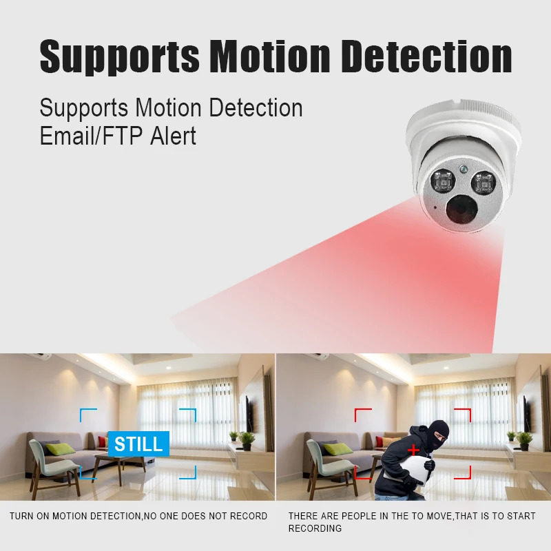 

3MP Poe IP Camera Indoor Supports 3.6 Wide Lens Infrared Night Version 25fps H.265 Network Dome Camera P2P ONVIF CCTV Camera