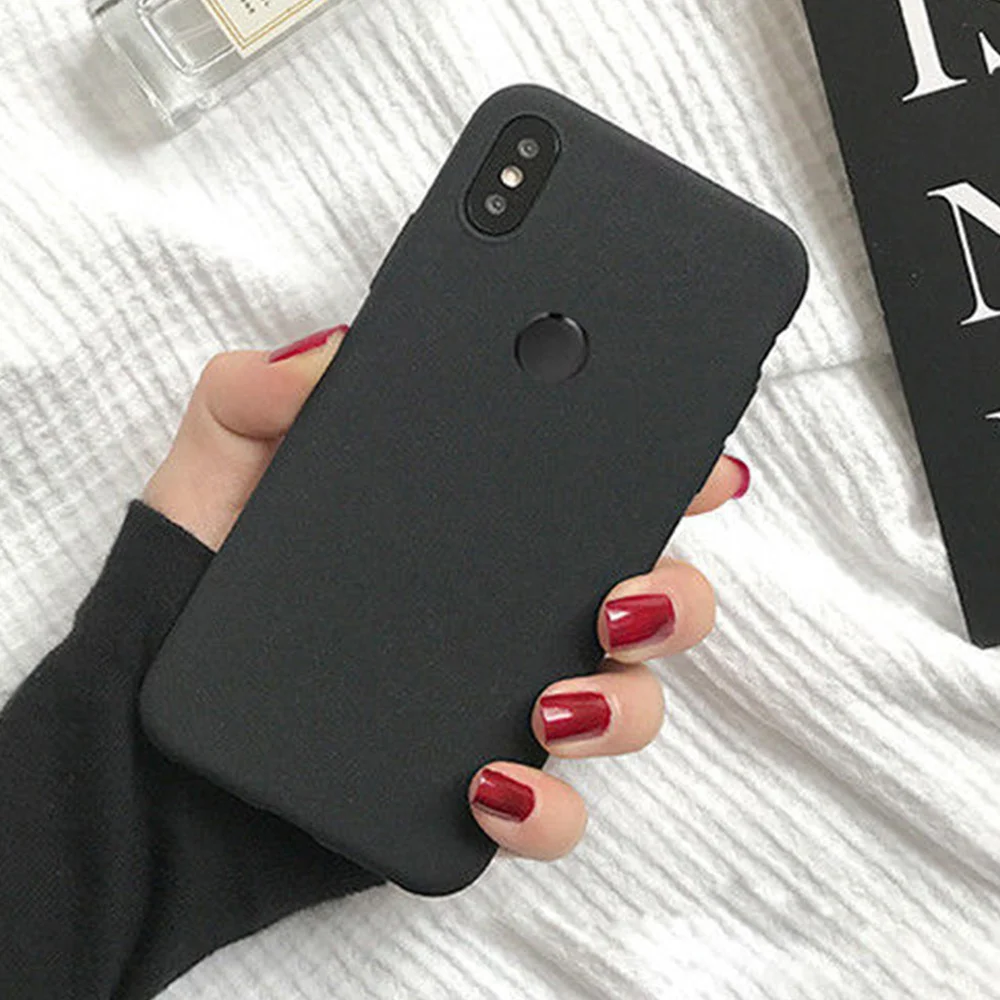 LAPOPNUT силиконовый мягкий матовый ТПУ чехол задняя крышка для Xiaomi Redmi S2 Note 5 6A Pocophone F1