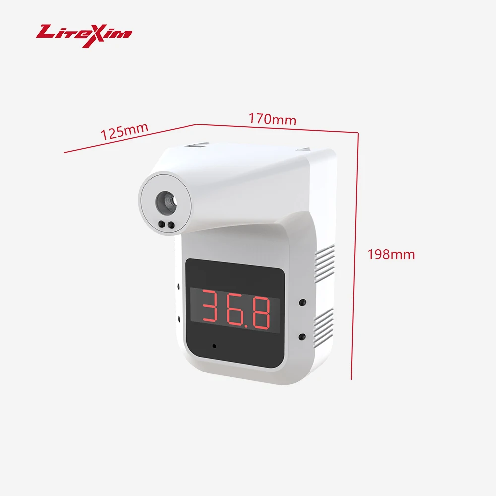 

Wall-mounted Thermometer for Office Subway Infrared Digital Thermometer for Body High Precision Forehead Thermometer