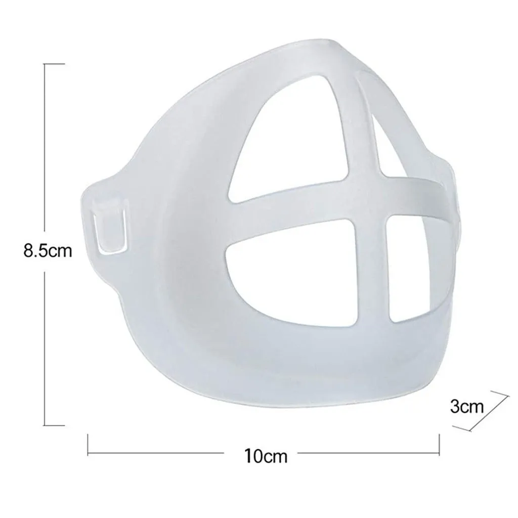 

6pcs 3d Mask Bracket Support Mouth Mask Breathing Assist Inner Pad Holder Pe Reusable Mask Holder Breathable Mask Holder#FS
