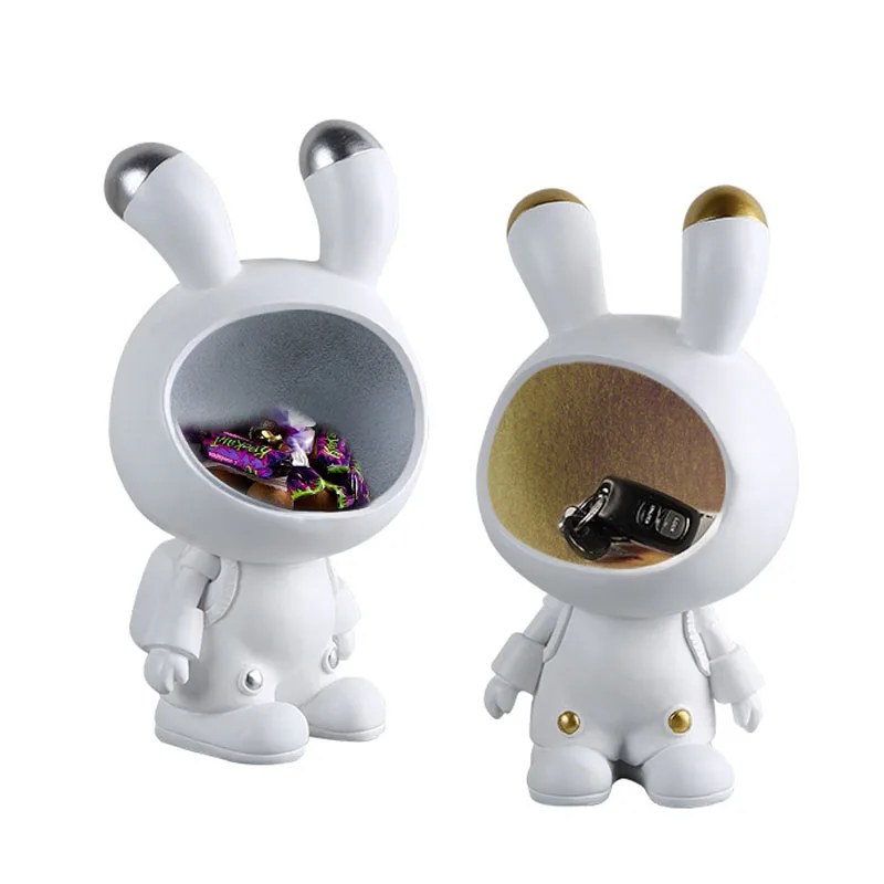 

Поднос для хранения кроликов с большим отверстием в скандинавском стиле поднос для фруктов поднос из смолы Настольный орнамент Креативные ...