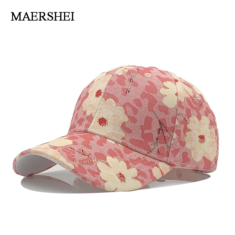 

Women's Hat Cotton Fashion Print Baseball Cap Snapback Bone Beautiful Girl Peaked Cap Brand Visor Hip Hop Cap