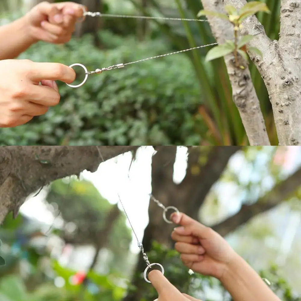 

Outdoor Saw Kit Portable Hand Camping Steel Emergent Chainsaw T8A4 Survive Wire Tool Pocket Cutter C Manual Cut Travel N9J5