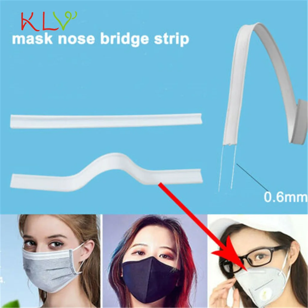 Полоска для мостика носа 50 шт. зажим фиксации проволоки аксессуары сделай сам