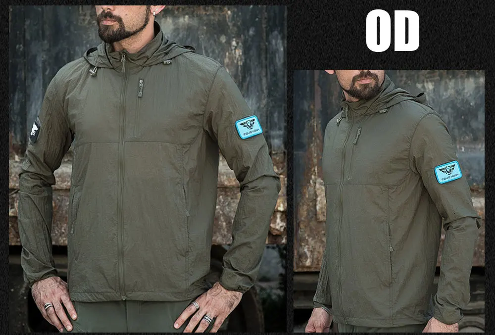 SINAIRSOFT, Мужская одежда, пальто, военный Бомбер, мужская куртка, тактическая верхняя одежда, дышащий светильник, ветровка, водонепроницаемая куртка