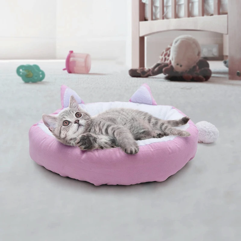 Лежанки для кошек подстилка домашняя кровать зимнее теплое спальное место
