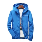 Ветровка AMG мужская с капюшоном, тонкая спортивная куртка на молнии, повседневная куртка, большие размеры 7XL, весна