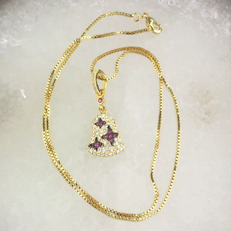 Ожерелье 16 дюймов 10 шт./лот новый дизайн ожерелье с кубическим цирконием в форме