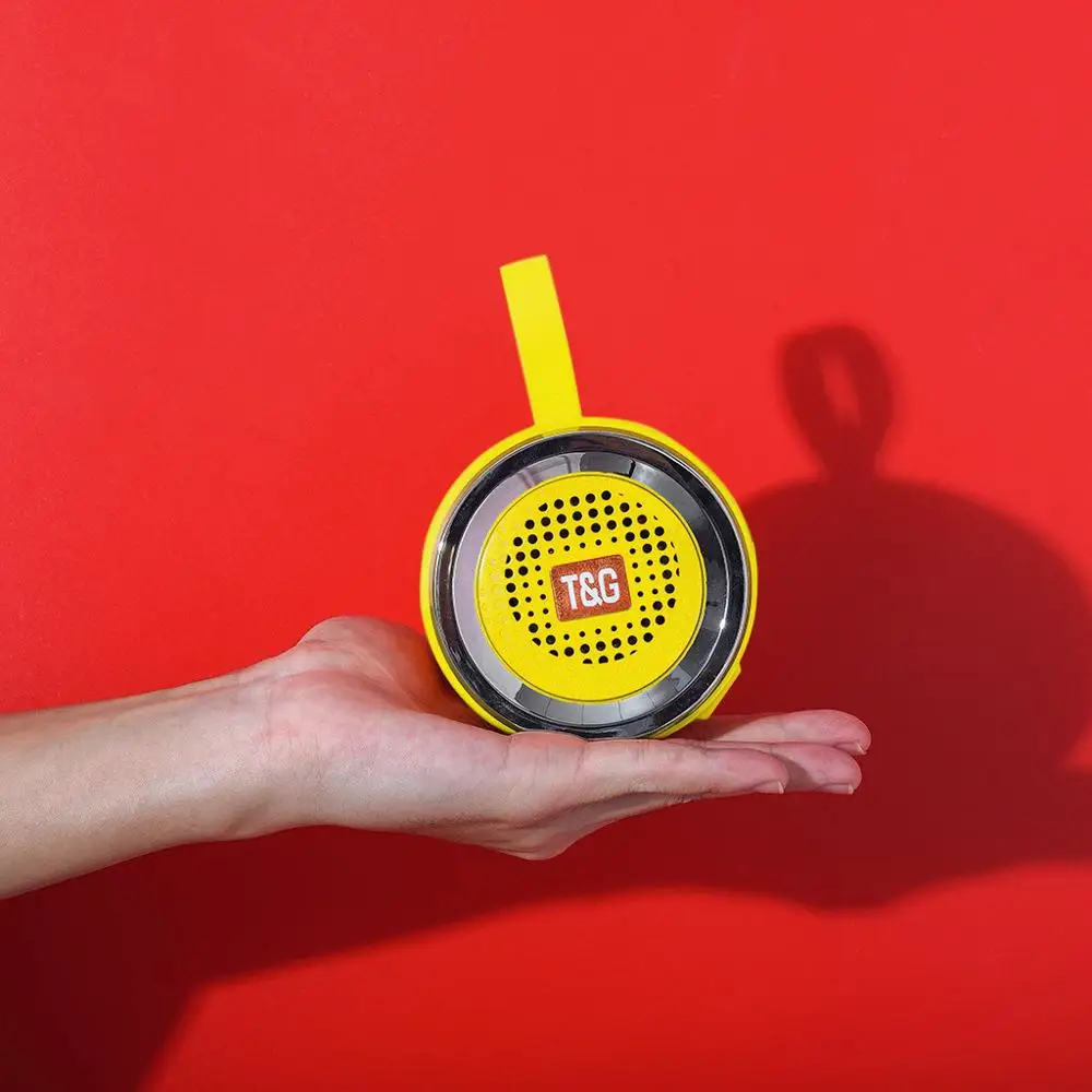 Водонепроницаемая беспроводная Bluetooth-колонка портативная уличная круглая