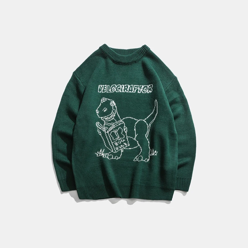 Мужской пуловер с круглым вырезом повседневный акриловый свитер большого