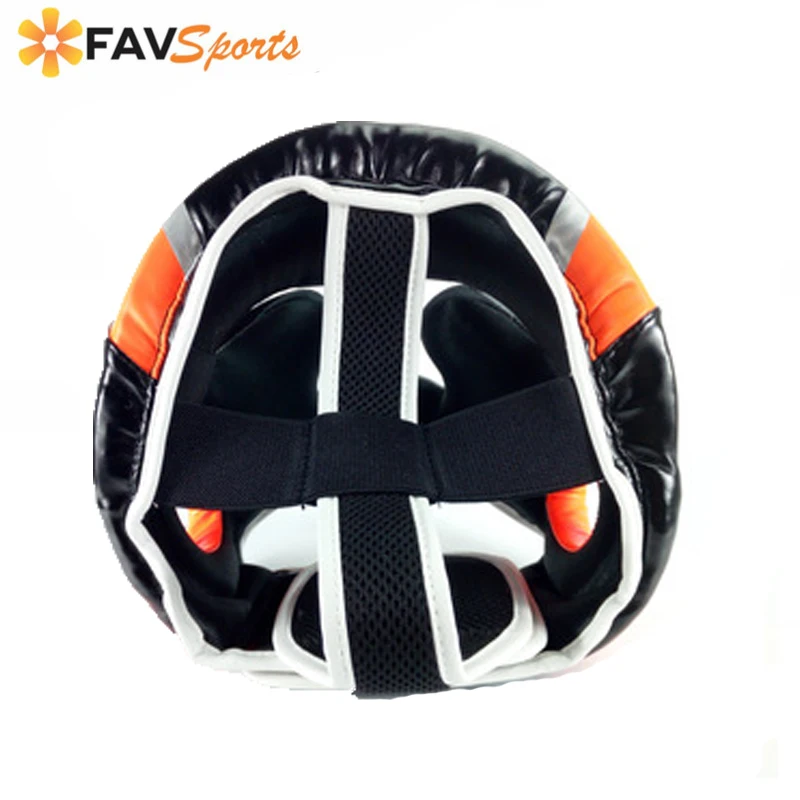 Полностью покрытый боксерский шлем Муай Тай искусственная кожа тренировочный