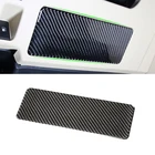 Для Toyota Highlander 2015 2016 2017 2018 Автомобильная панель рулевого колеса из углеродного волокна Серебристая Защитная отделка