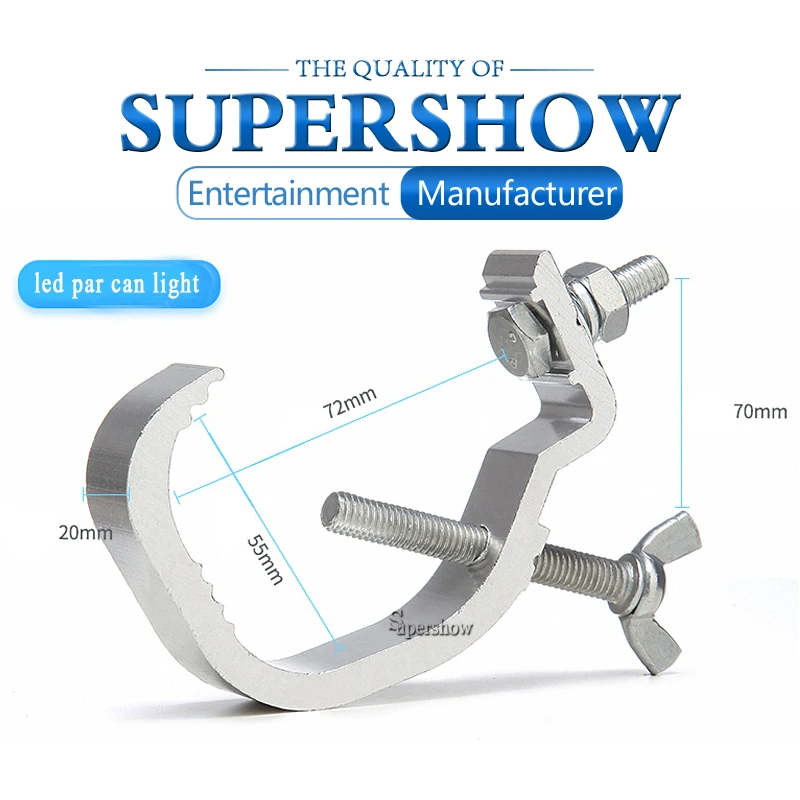 Устойчивый светильник крючок для полировки металла светодиодный с зажимом