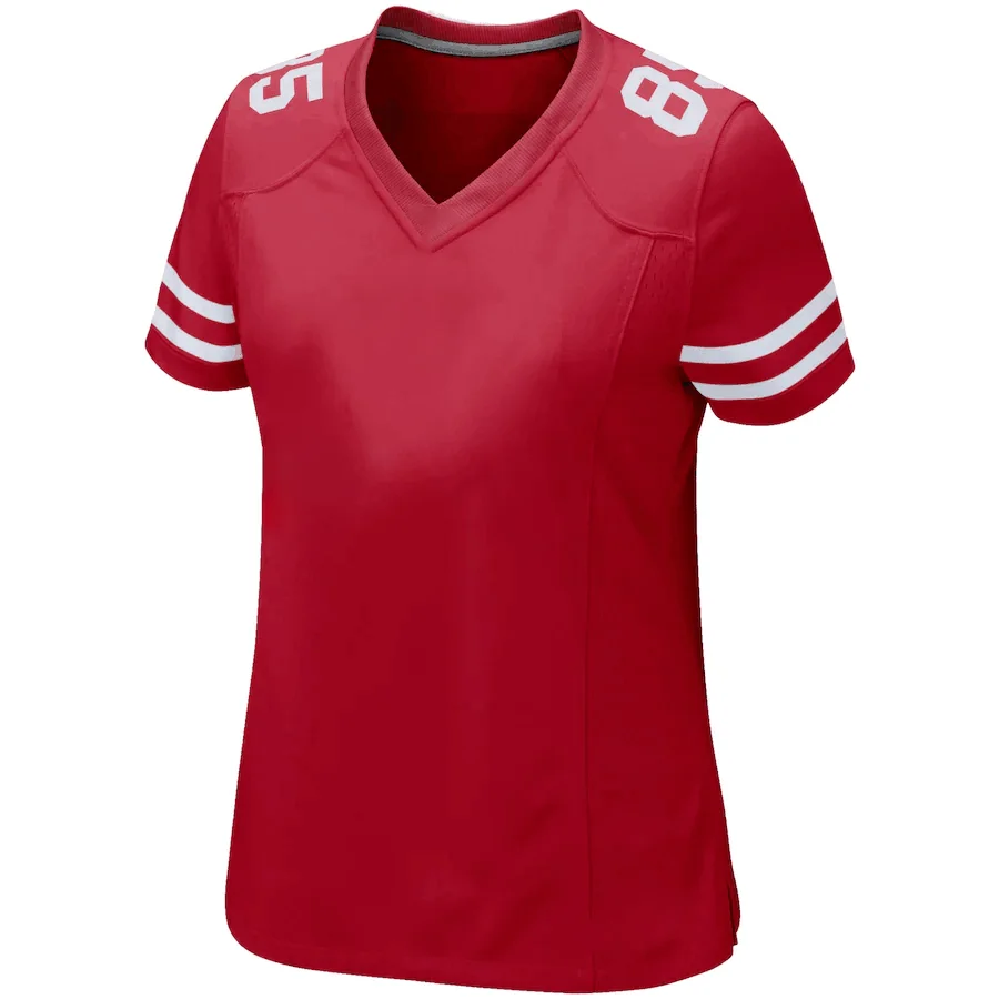 

2021 New Women's 49ers Fans RUGBY JERSEYS Jerry Rice Ronnie Lott Frank Gore Nick Bosa American Football Fans Stitch T-Shirts