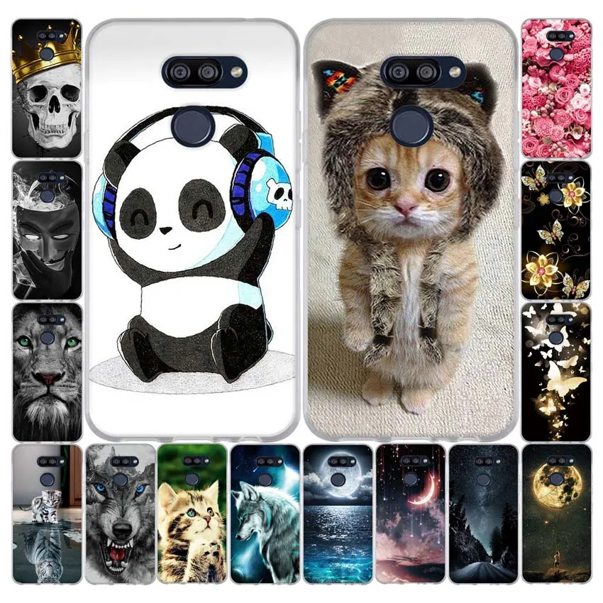 Чехол для LG K40S модный Мягкий силиконовый чехол из ТПУ милая задняя крышка K40s