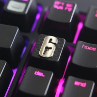 keyboard accessories customized embossed zinc alloy keycap for game mechanical keyboard high end unique diy for a