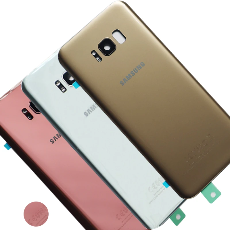 задняя крышка galaxy s8 Samsung Galaxy S8 оригинальная 3D стеклянный чехол для батареи samsung Plus