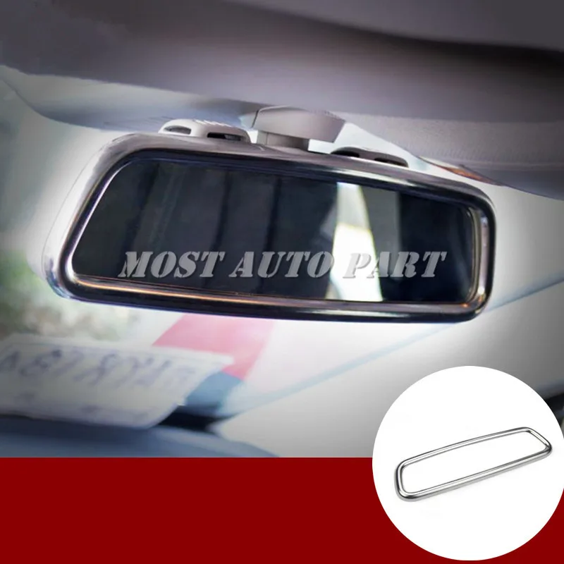 

Interior Rearview Mirror Frame Cover Trim 1pcs For Jaguar XE X760 2015-2021 Car accesories interior Car decoration