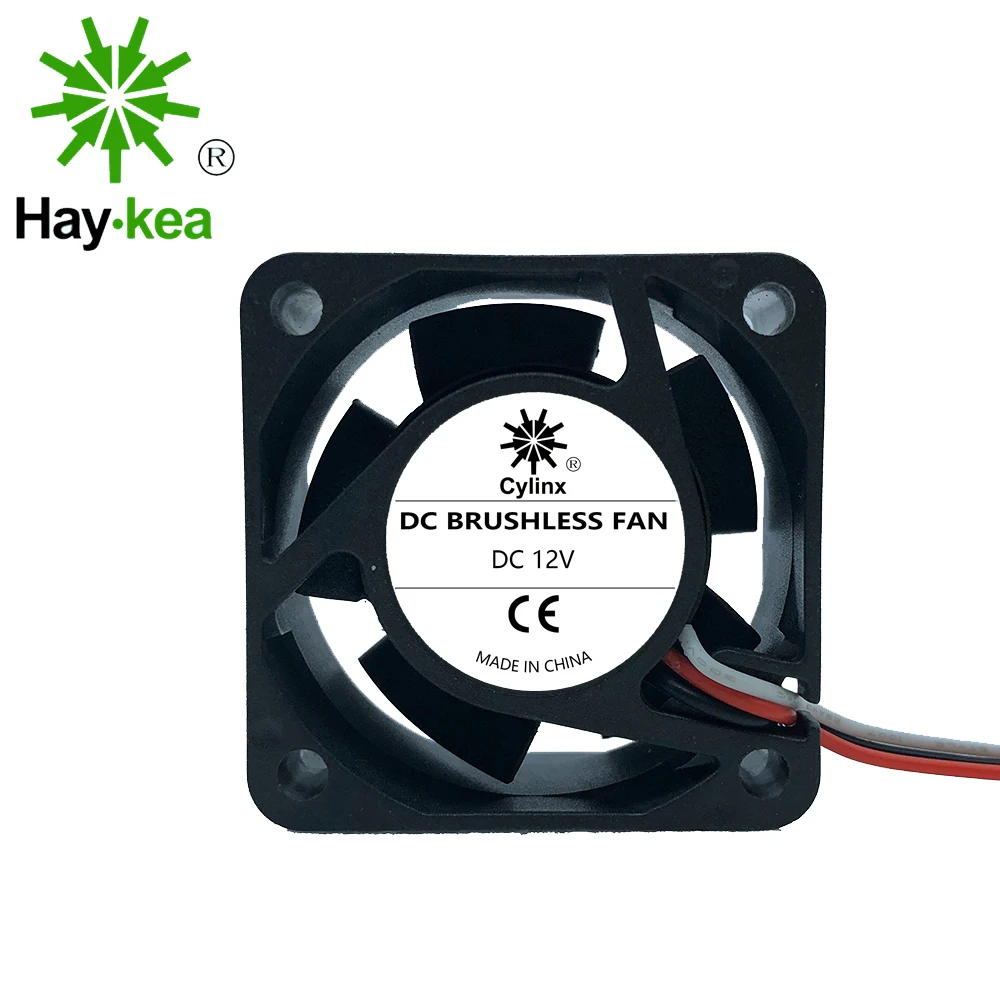 2 шт. 3Pin 40 мм 4020 мини Чехол для компьютера охлаждающий вентилятор шарикоподшипник