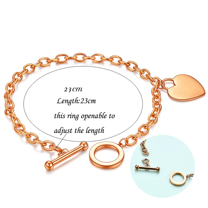 Женский браслет из нержавеющей стали золотого и серебряного цвета с подвесками в