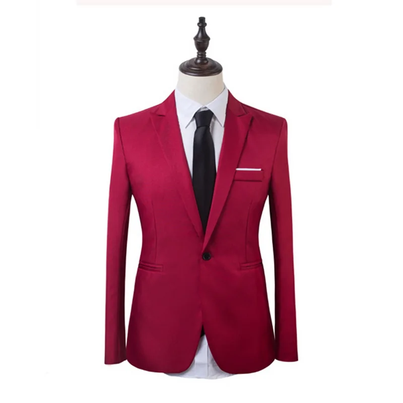 

2020 New 2 Pieces fitness Business Blazer+Pants Suit Men spring Fashion Solid Slim Wedding Set Vintage Classic fitness grace