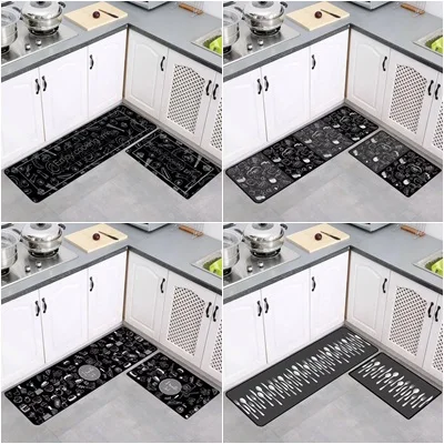 2 шт./компл. Non slip Кухня ковры входные двери коврик абсорбент Ванная комната
