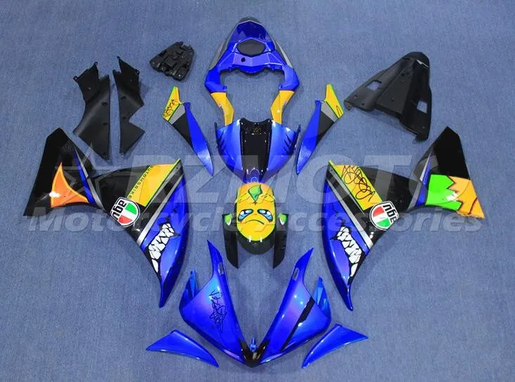 

Новый ABS Полный мотоцикл обтекатели комплект подходит для YAMAHA YZF-R1 09 10 11 R1 2009 2010 2011 бодикон набор Shark cool