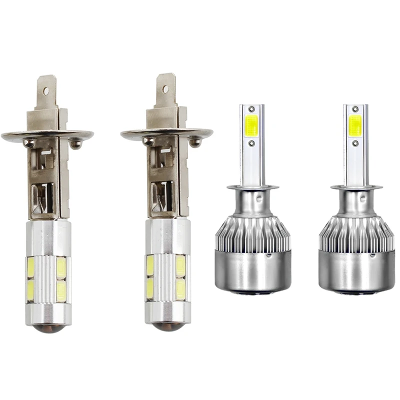 Светодиодные лампы 5 Вт H1 5630 Smd 10 2 шт. белые постоянного тока 12 В и 72 6000 лм K