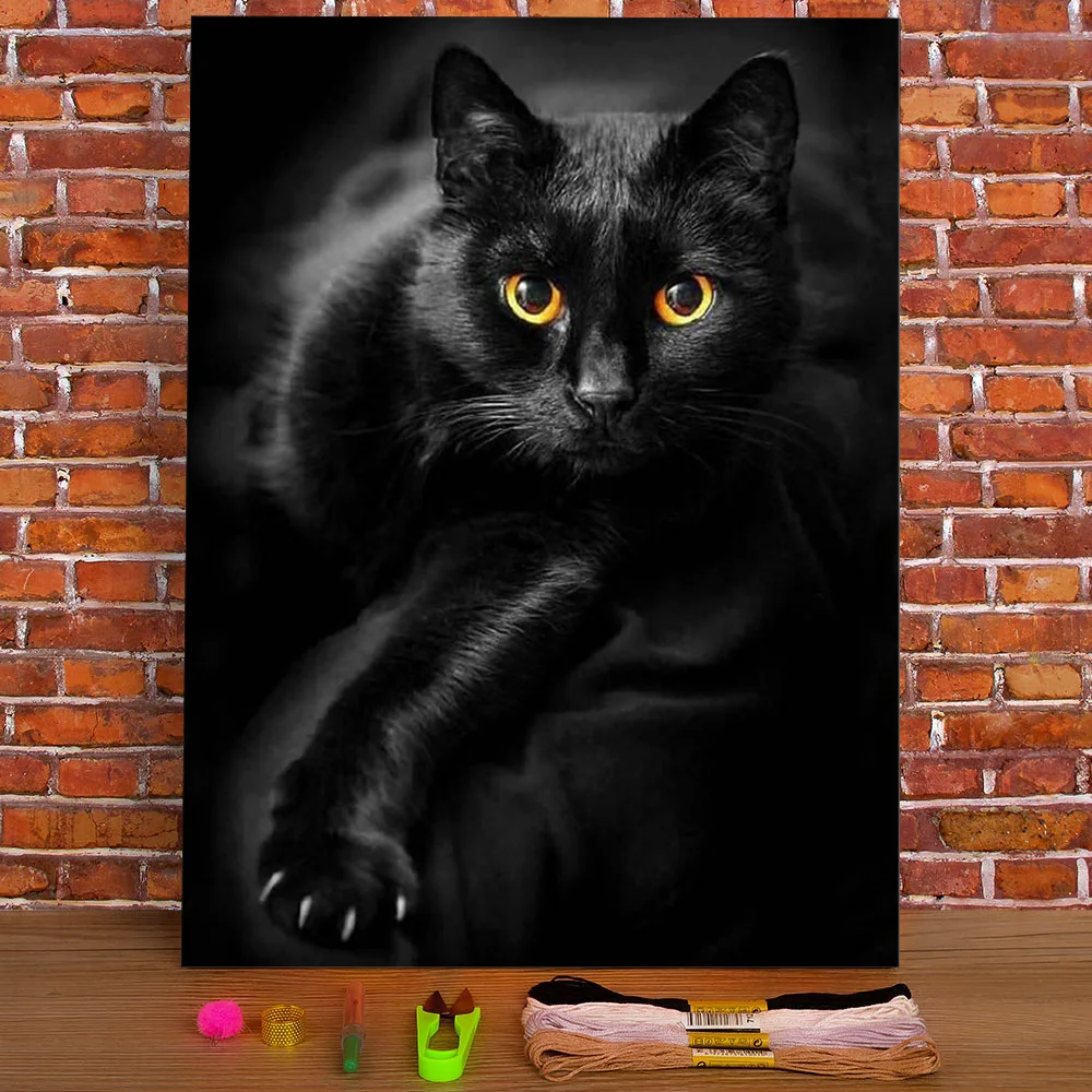 

Вышивка крестиком 11CT с изображением животных и кошек