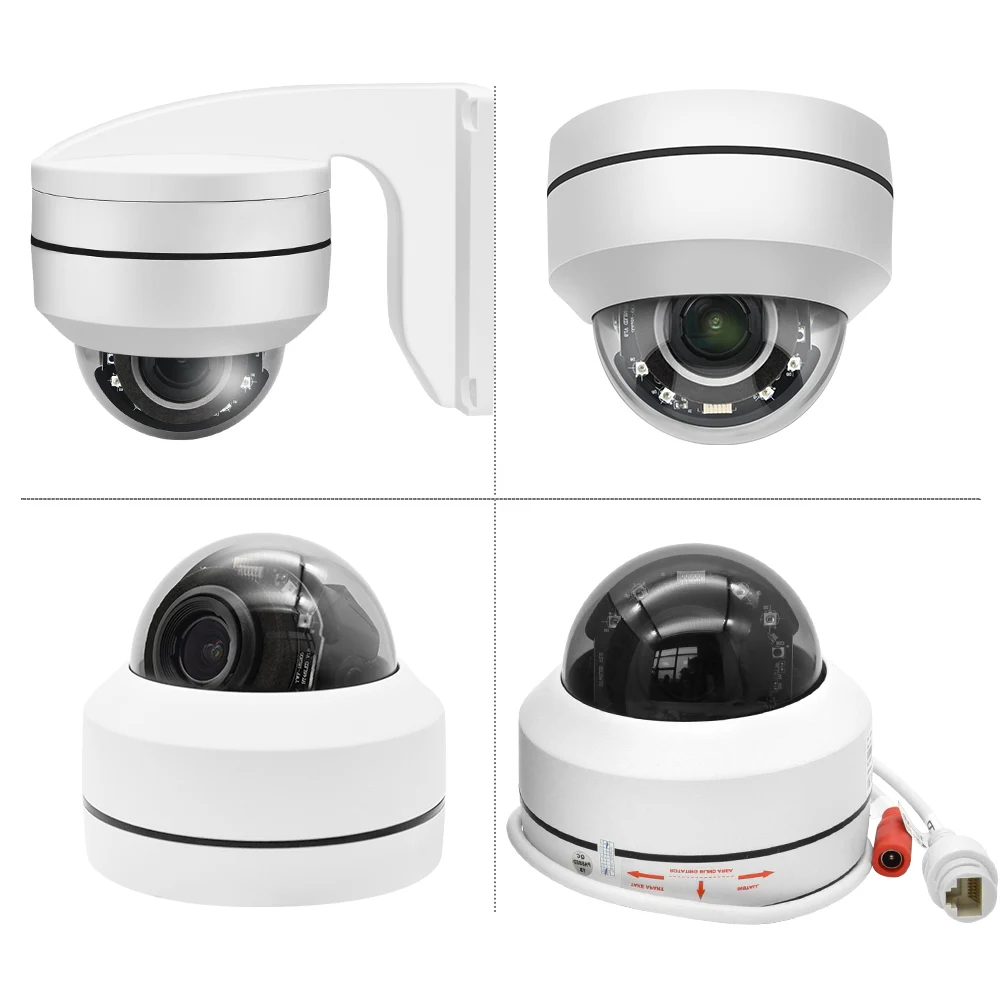 Hikvision совместимая PTZ IP камера 5 Мп купольная PoE IR 4X 16X с автоматическим увеличением