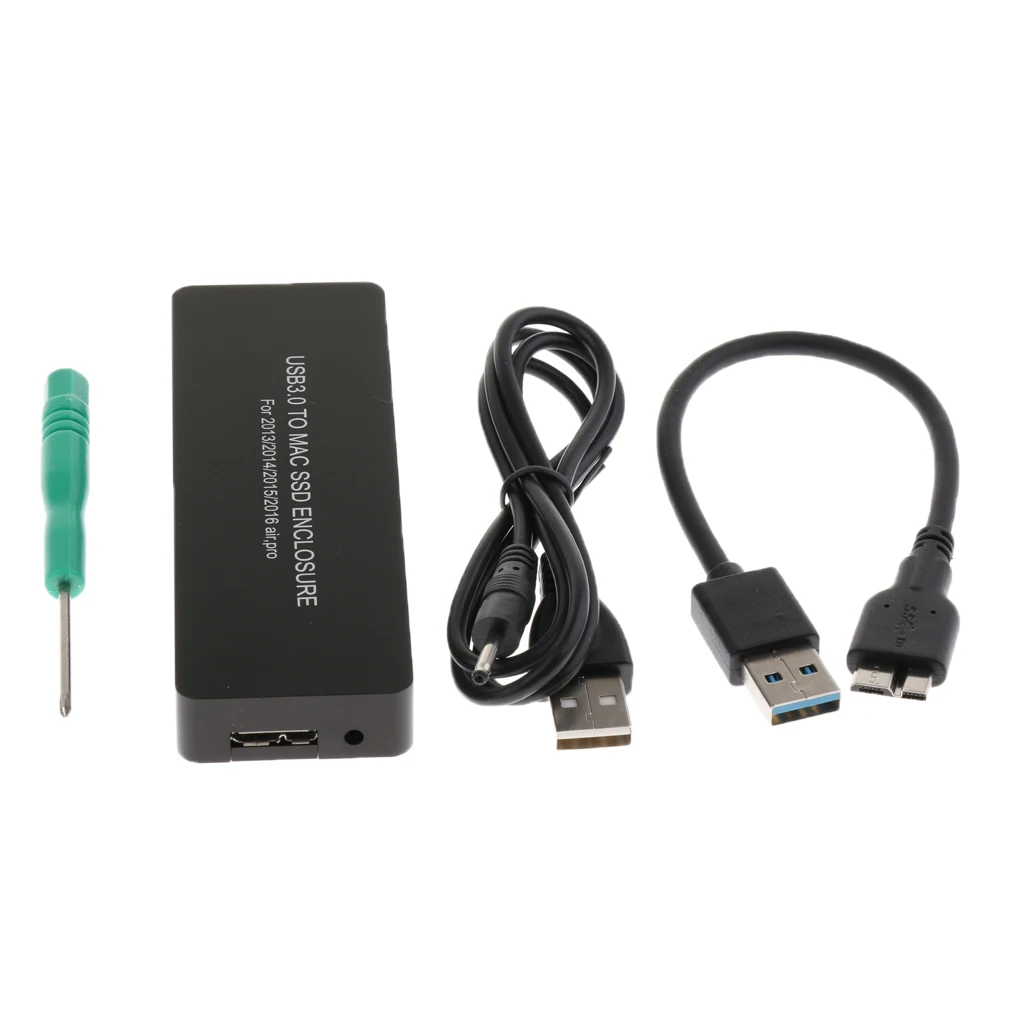 USB 3.0 to SSD Enclosure Laptop External Hard Disk Adapters Case for Macbook Air/Pro | Компьютеры и офис
