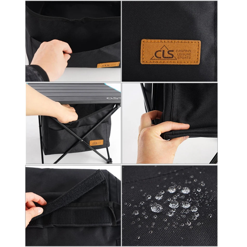 

Mini Camping Table Foldable Dining Desk Picnic BBQ Desk Laptop Support w/ Hanging Bag Outdoor Fishing Hiking Travel Garden Beach