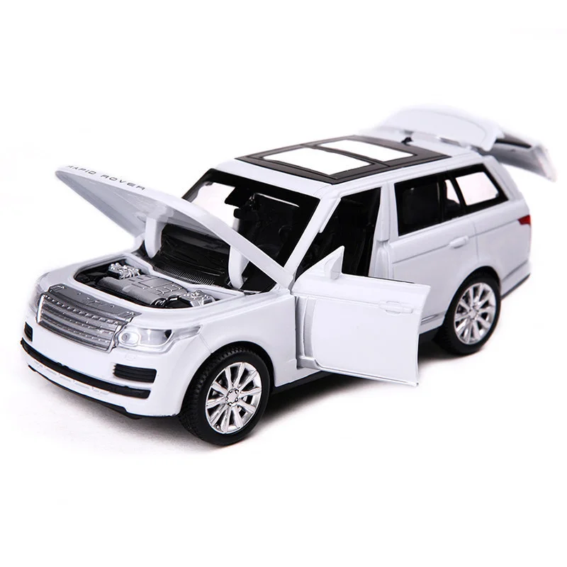 

New Type 4 Colors Alloy Car Mini landrover Range Diecast Car Model 1:32 Car Toys Tomica Magic Track Vehicle Toy Gift for Boys