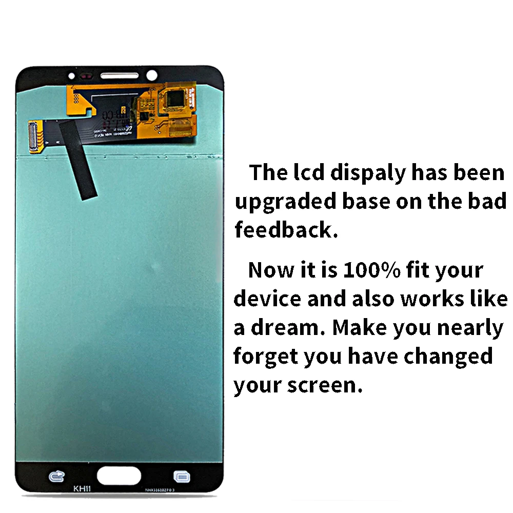 Супер Amoled LCD для Samsung C9 Pro C9000 ЖК дисплей кодирующий преобразователь сенсорного