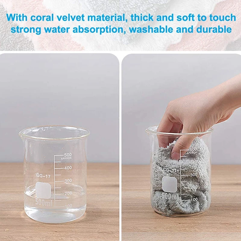 

Cleaning Cloth Softer Highly Absorbent, Lint Free Streak Free for House, Kitchen, Car, Bathrooms, Glass, Window-10 Pack