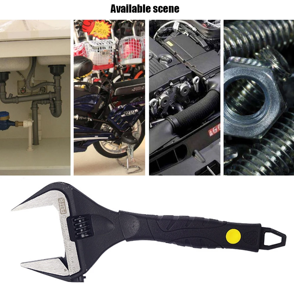 6/8/10/12 дюймов регулируемый гаечный ключ Многофункциональный Трещоточный