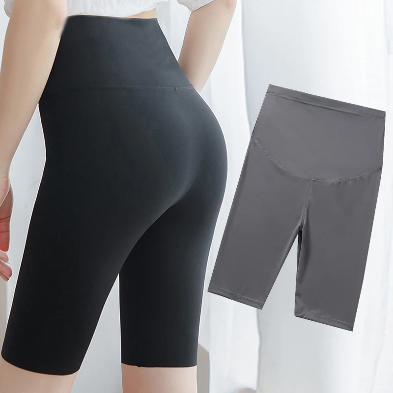 2975# Summer Chic Maternity Short Half Pants Cycling Yoga Sport Belly Shorts Clothes for Pregnant Women Pregnancy Legging - купить по