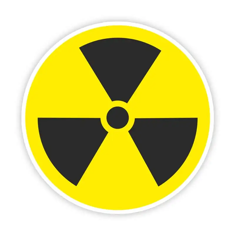 

B0615 # Самоклеящаяся наклейка, радиоактивная автомобильная наклейка, водостойкая автодекорация на бампере, заднее окно, мотоциклетный шлем для ноутбука