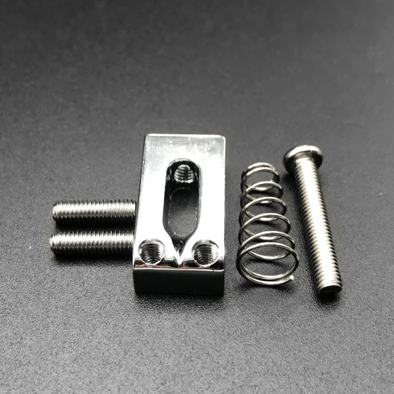6 stücke elektrische gitarre sättel tremolo brücke sättel ersatz teile für elektrische gitarre mit frühling und schraube