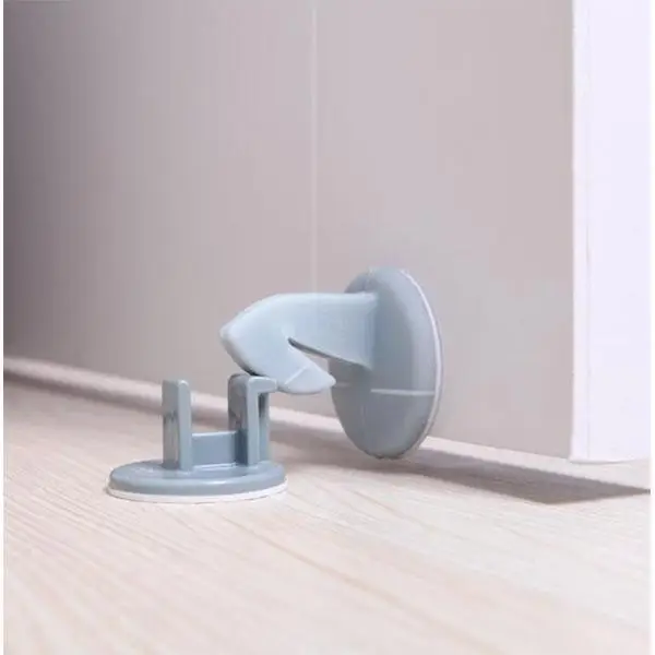 Силиконовая Бесшумная дверная пробка без отверстий скрытая клиновидная