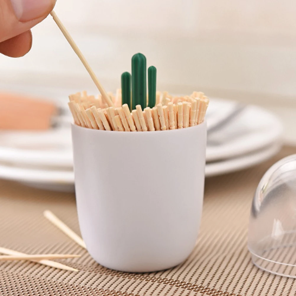 Кактус Форма прочная Подставка Для Зубочисток ватным тампоном коробка бутона