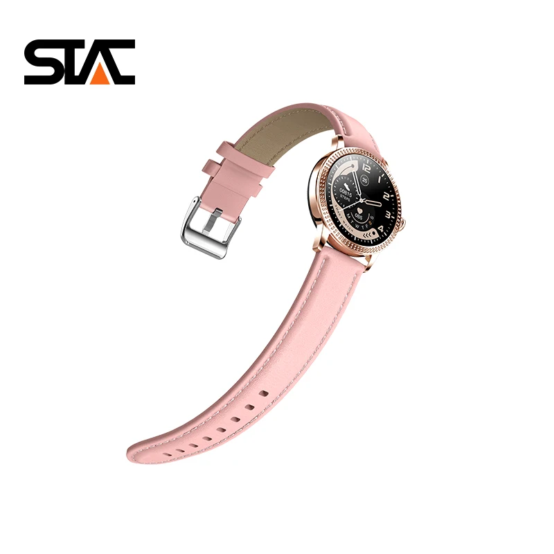 

Rose Gold Smart Watch Men Women Lover Electronics Sport Wrist Watch For IOS Android Round Smartwatch Heart Rate Sleep Monitoring